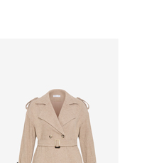 Shop the Nadia Longline Belted Trench