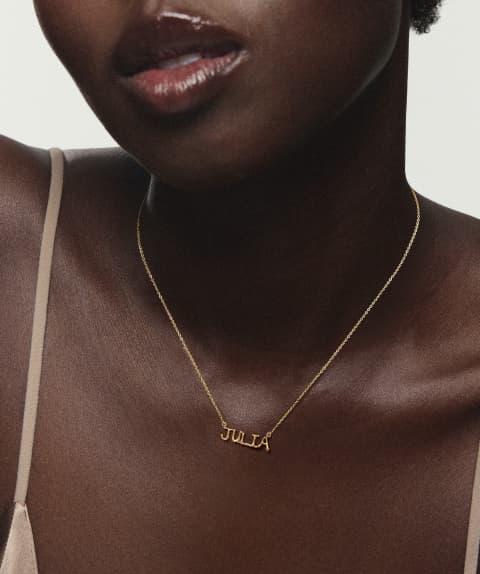 Nameplate Necklace.