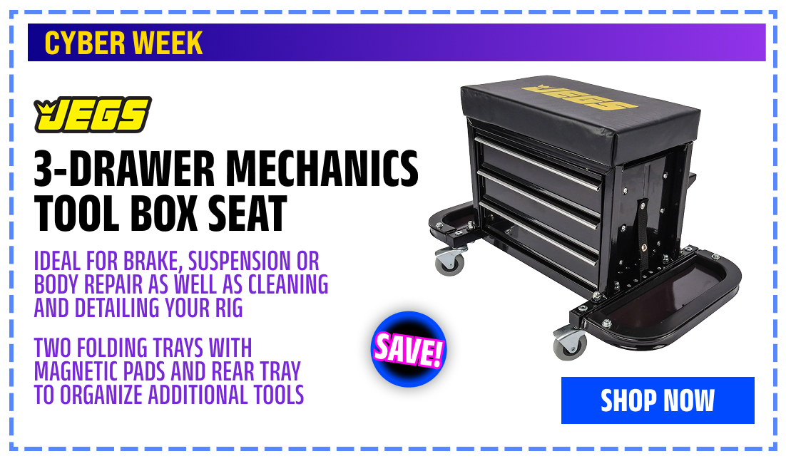 3-Drawer Mechanics Tool Box Seat