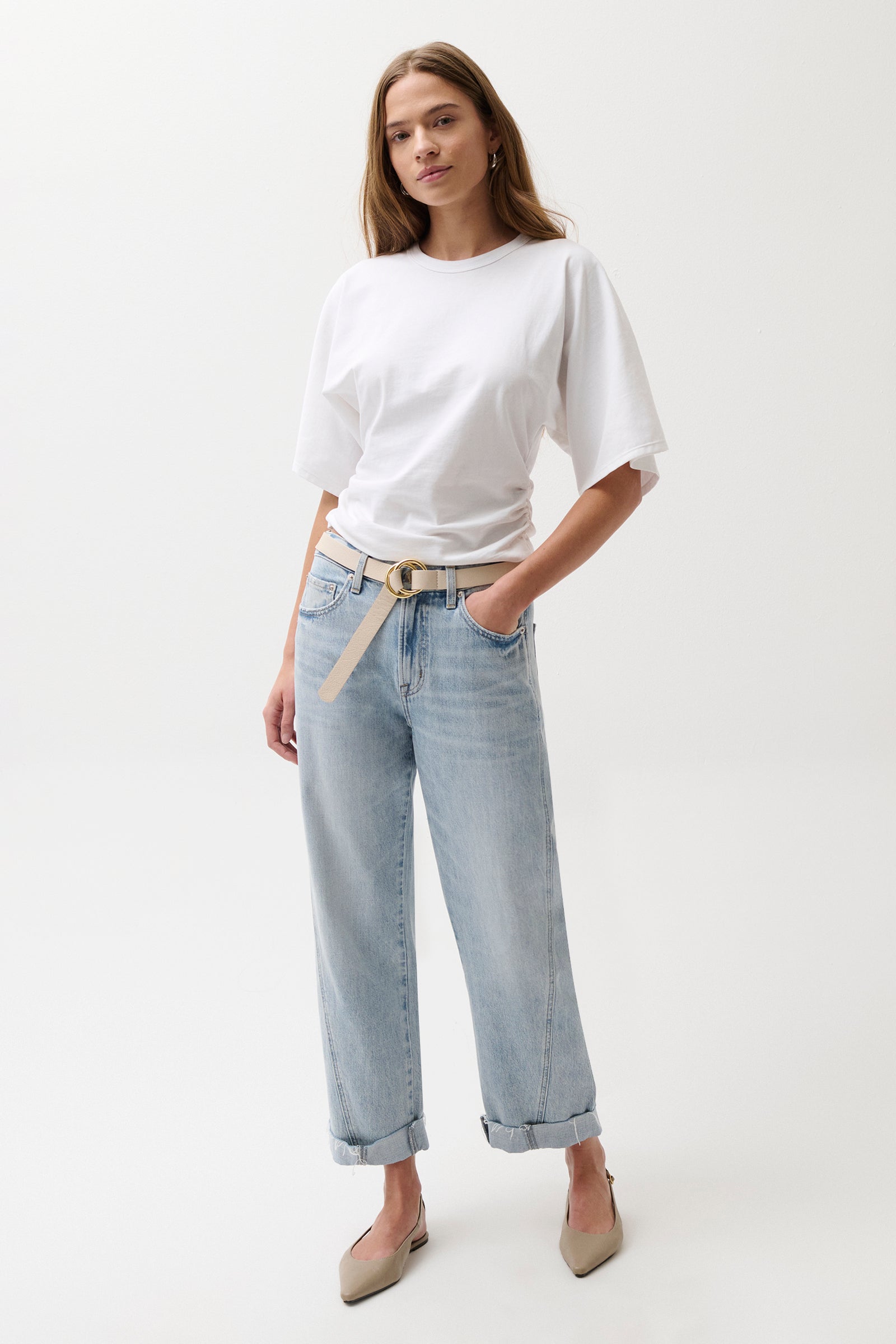 Image of Kacey Mid Rise Cuffed Boyfriend - Berkeley
