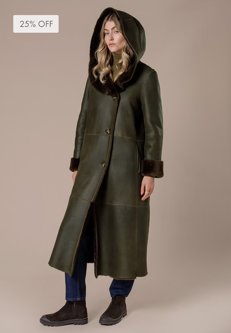 Hooded Wrap Coat