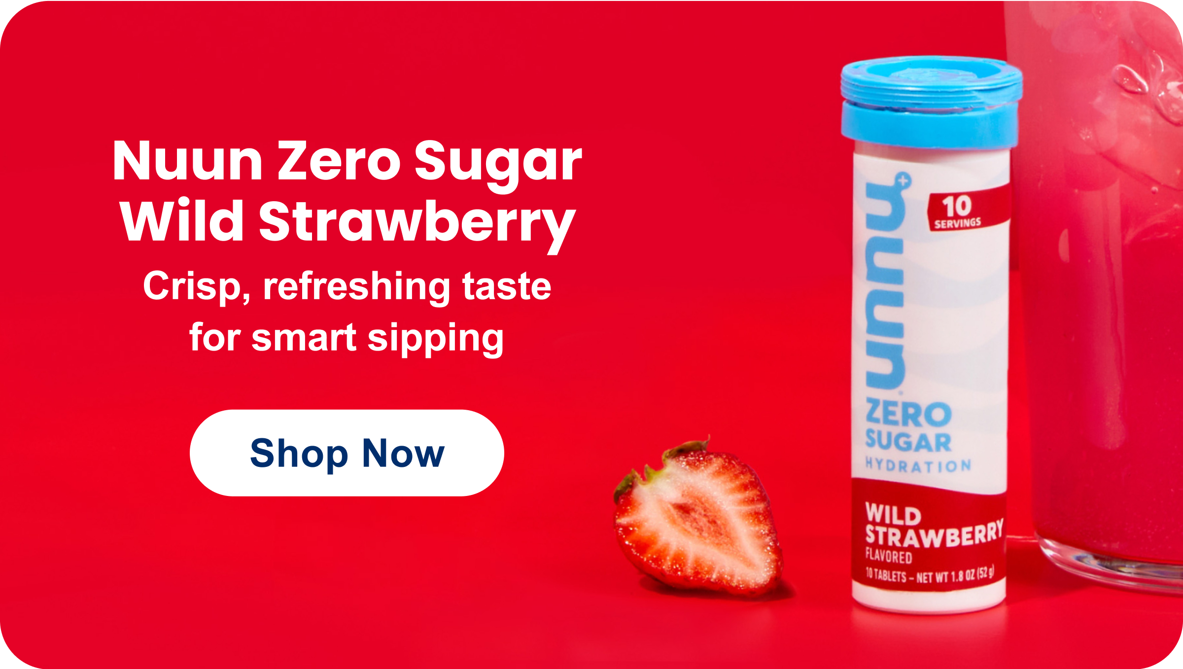 Nuun Zero Sugar Wild Strawberry 