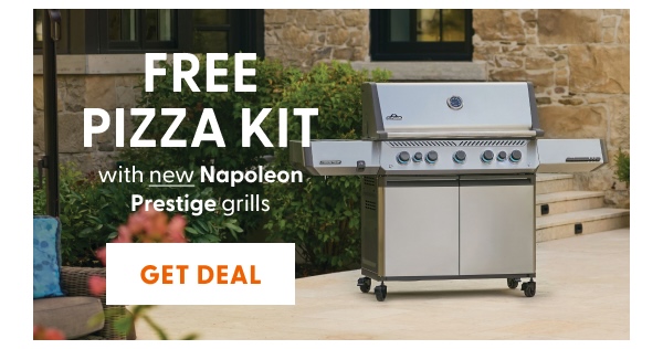 FREE pizza kit with new Napoleon Prestige grills
