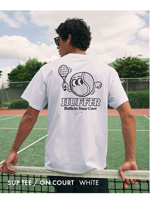 SUP TEE 220/ON COURT WHITE