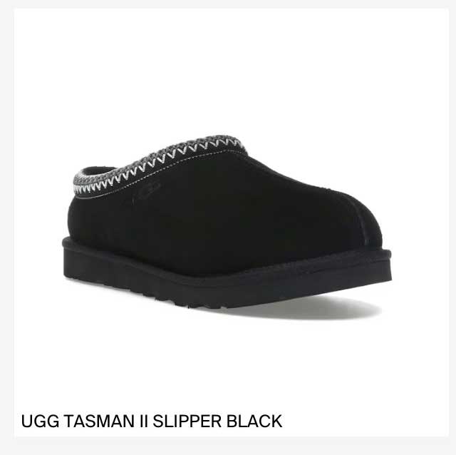 UGG TASMAN II SLIPPER BLACK