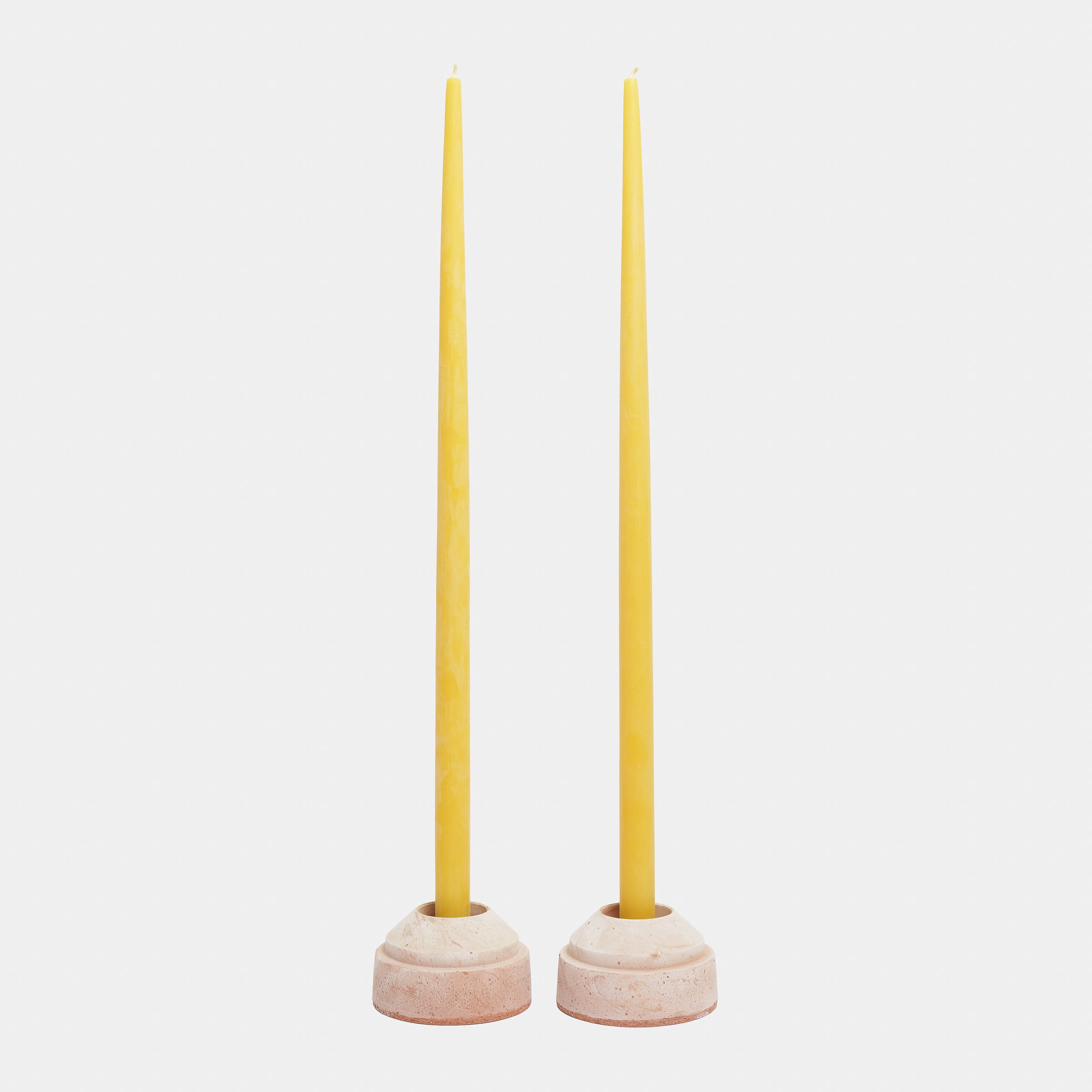 Image of Extra Tall Taper Beeswax Candles - Set of 2