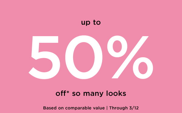 Up to 50% off
