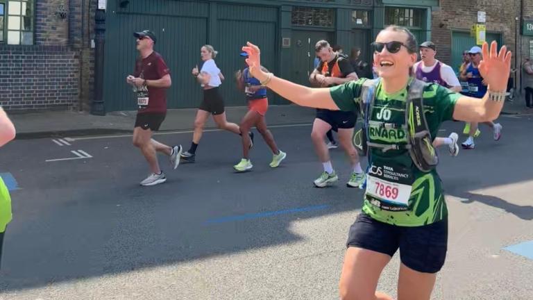 A Team Barnardo's Runner 