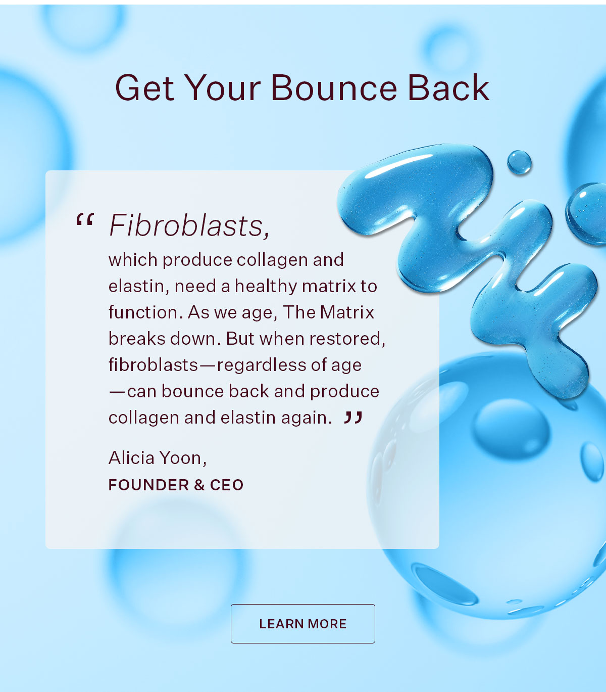 Get Your Bounce Back with Copper Peptide Pro Firming Serum