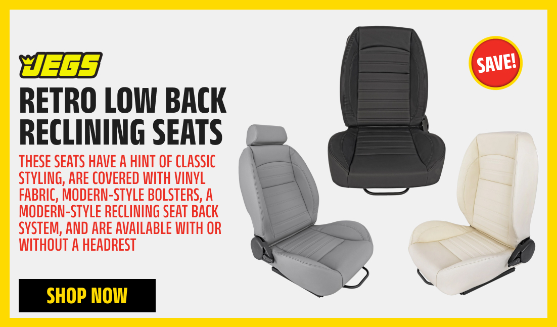 Retro Low Back Reclining Seats