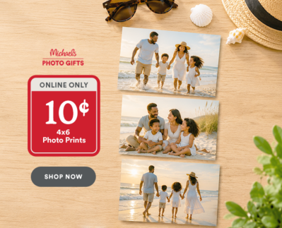 Michaels Photo Gifts. Shop Now. Online Only 30 cents 5x7 Photo Prints