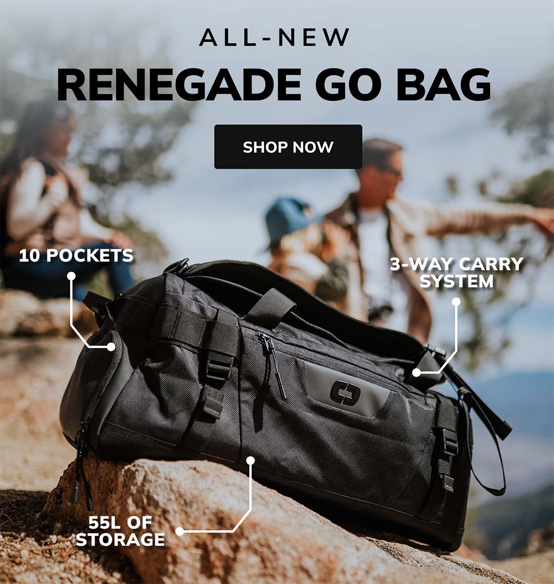 all new RENEGADE GO BAG shop now