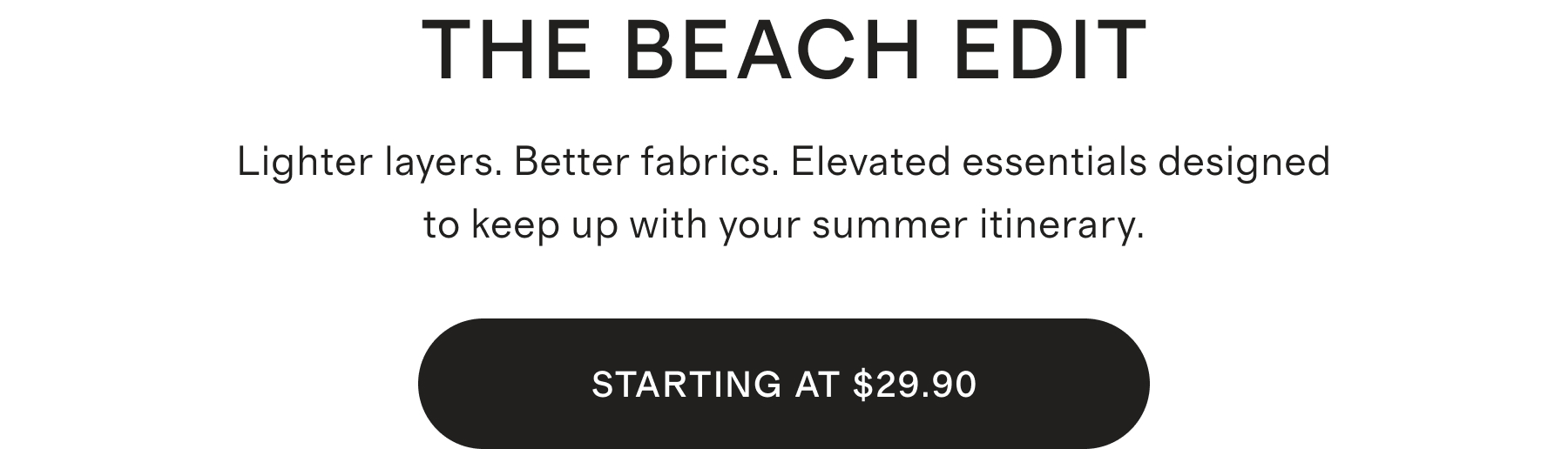 The beach edit