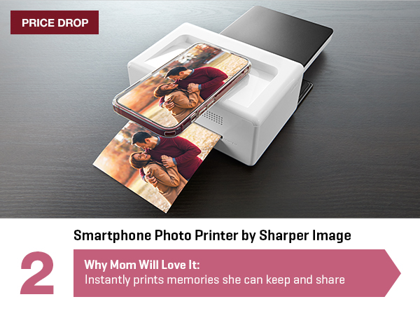 Smartphone Photo Printer by Sharper Image - PRICE DROP