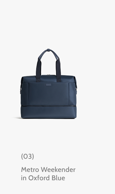 (03) Metro Weekender in Oxford Blue.