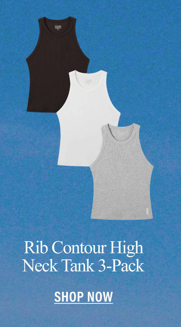 Shop the Rib Contour High Neck 3-Pack