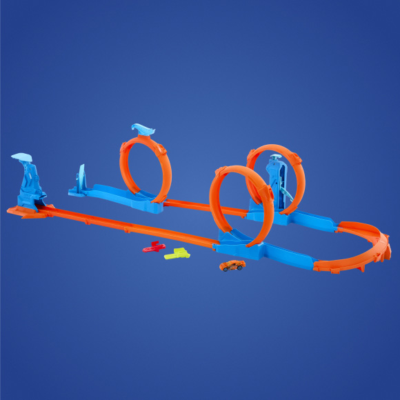 Hot Wheels Track Creator Triple Loop Speed Kit&nbsp;