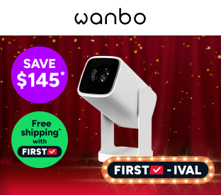 Wanbo Cube 1 HD Smart Projector (White) Product Image