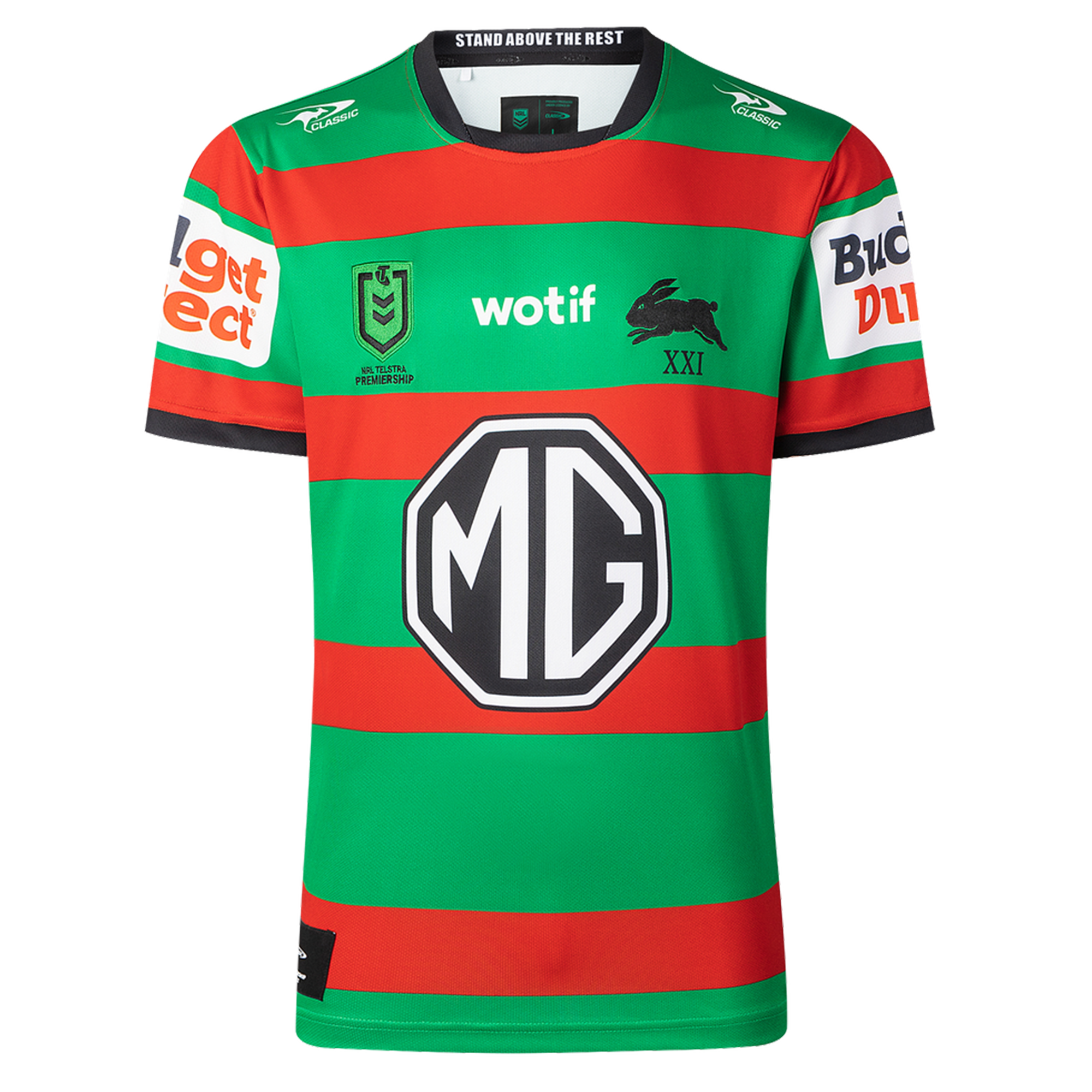 Image of Rabbitohs NRL 26/27 Replica Home Jersey by Classic Sportswear