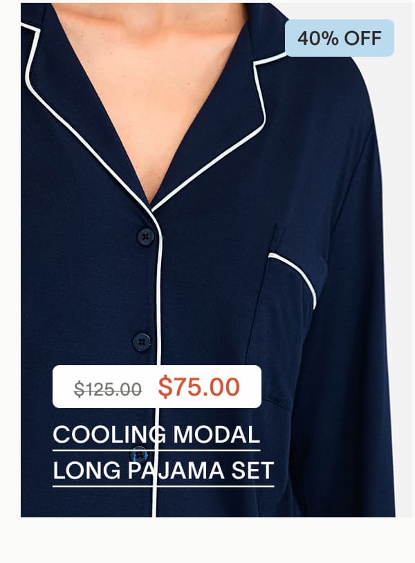 Cooling Modal Long Pajama Set - 40% off