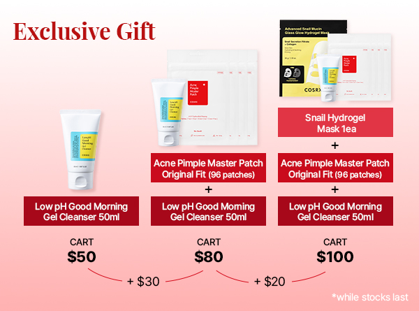 Exclusive Gift Only Available on COSRX.COM