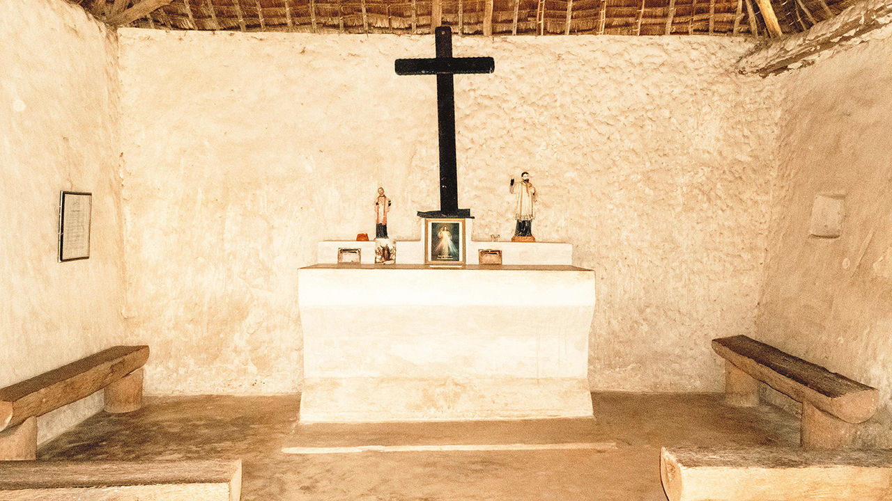 The Portuguese Chapel in Malindi, Kenya. The first Catholic Church in East and Central Africa