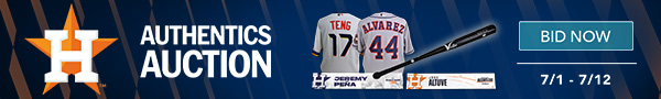 Astros Authentics Auction - Bid Now