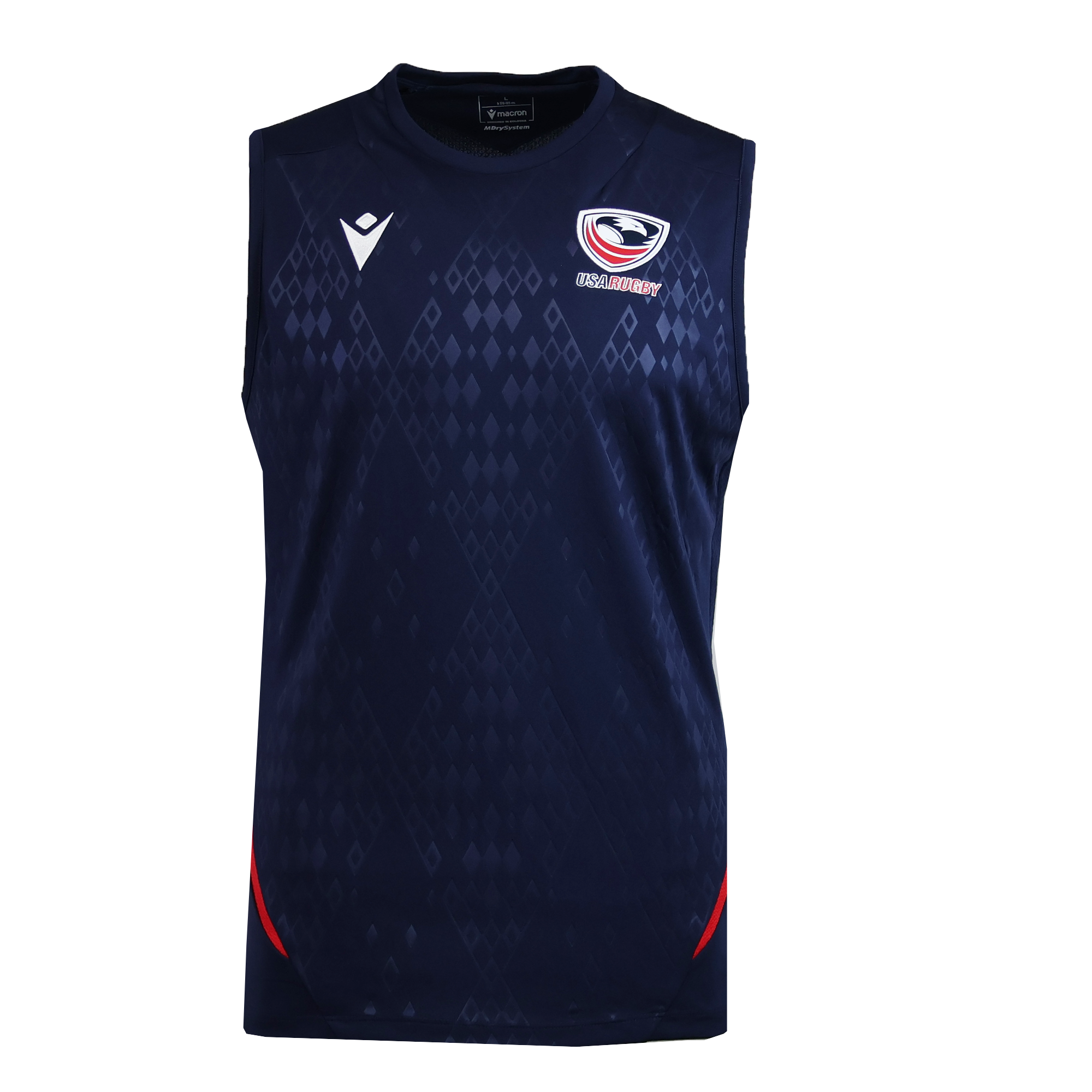 Image of USA Rugby 25/26 Training Poly Singlet by Macron