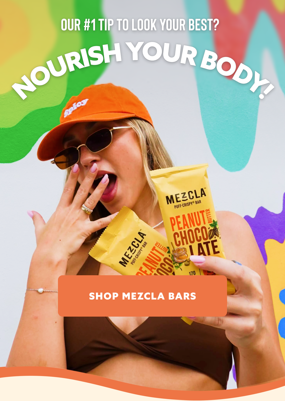 Our #1 tip to look your best? Nourish your body! [SHOP MEZCLA BARS]