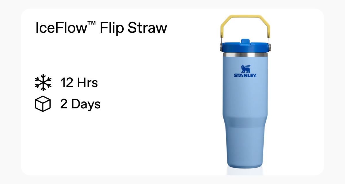 The IceFlow™ Flip Straw Tumbler | 30 OZ