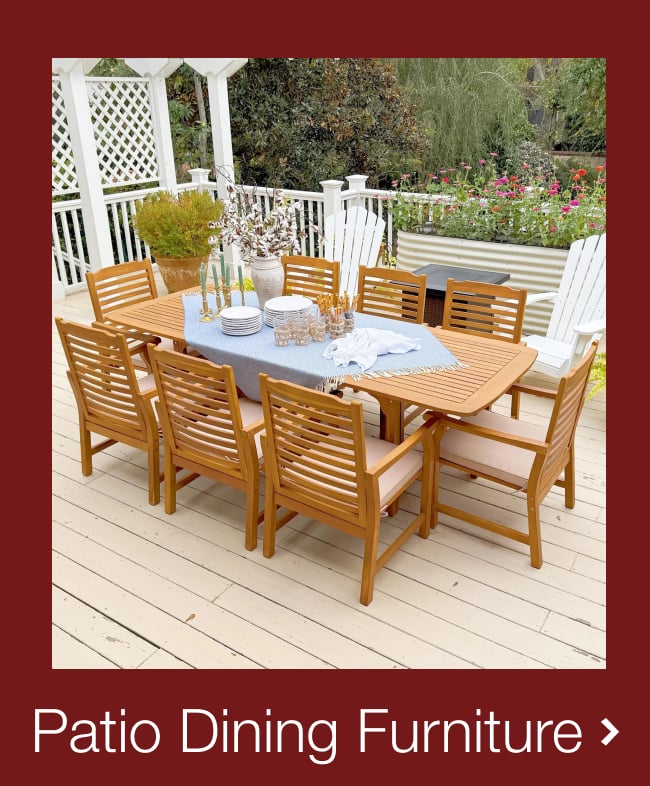 Save on Patio Dining Furniture 