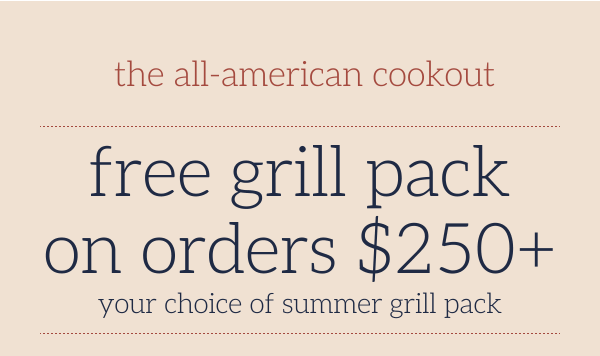 All-american cookout details
