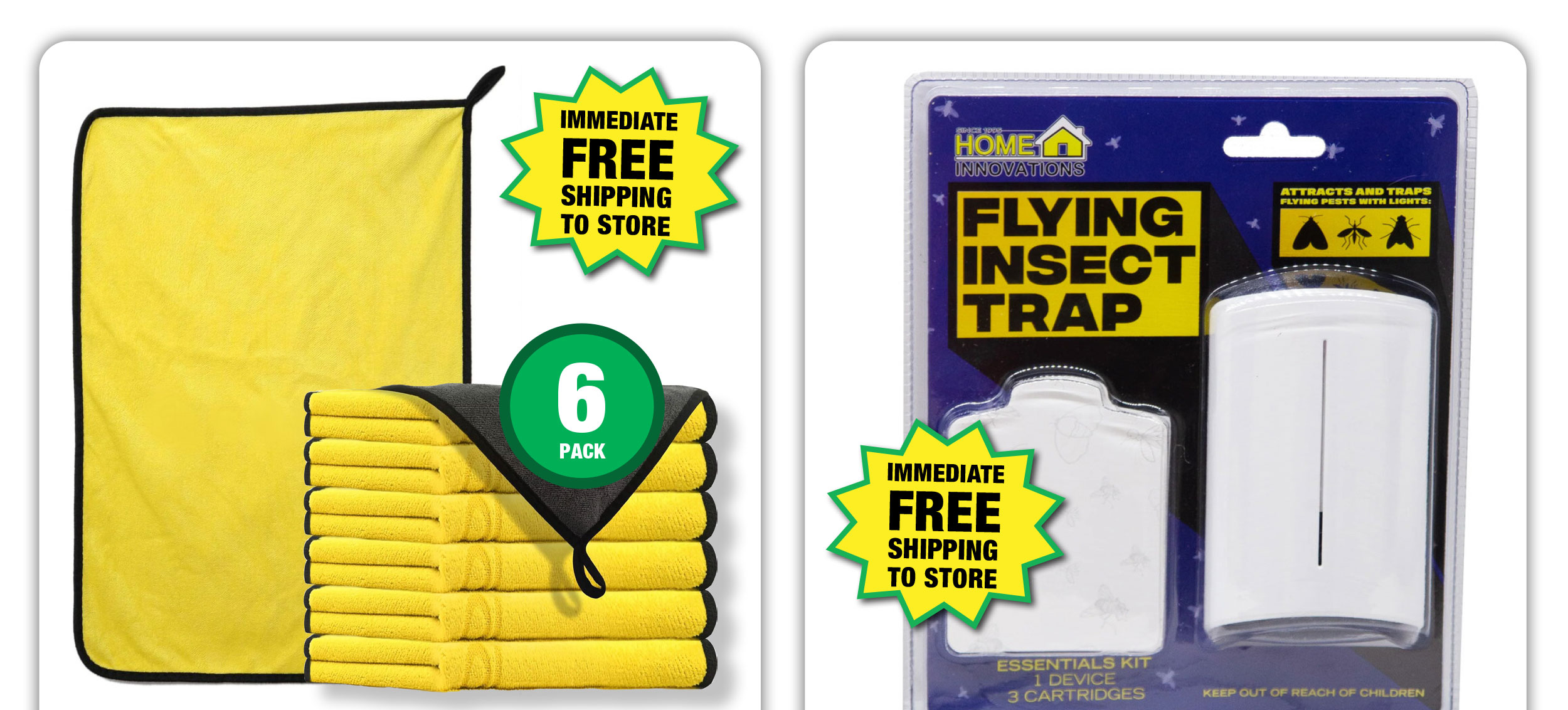 Multipurpose Microfiber Cleaning Towels - ONLY $3.99 After Rebate*!