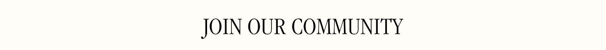 Join Our Community