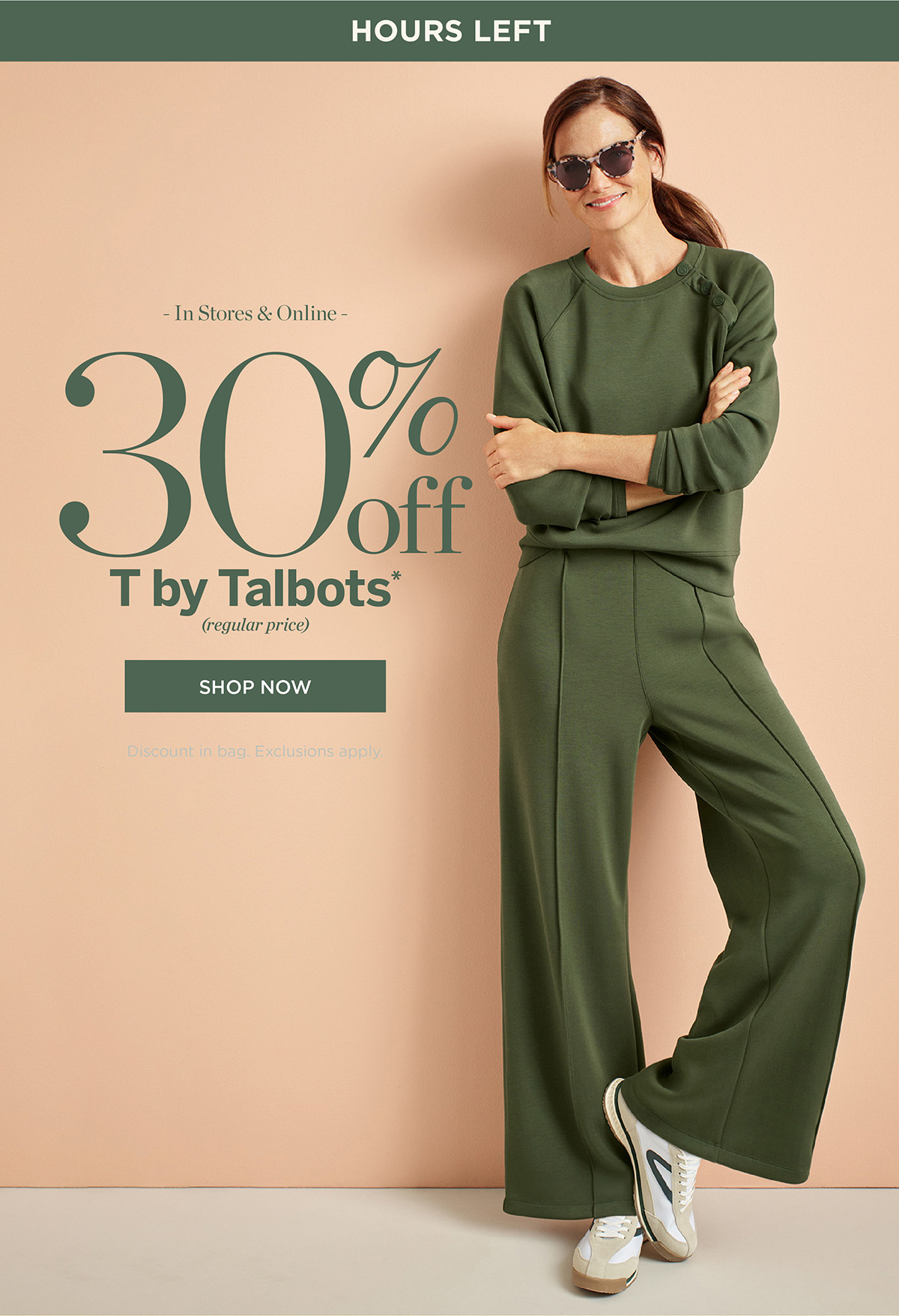 Hours Left 30% off T by Talbots | Shop Now