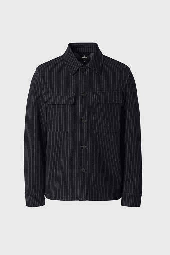 PORTER-K Brushed Knit Shirt Jacket