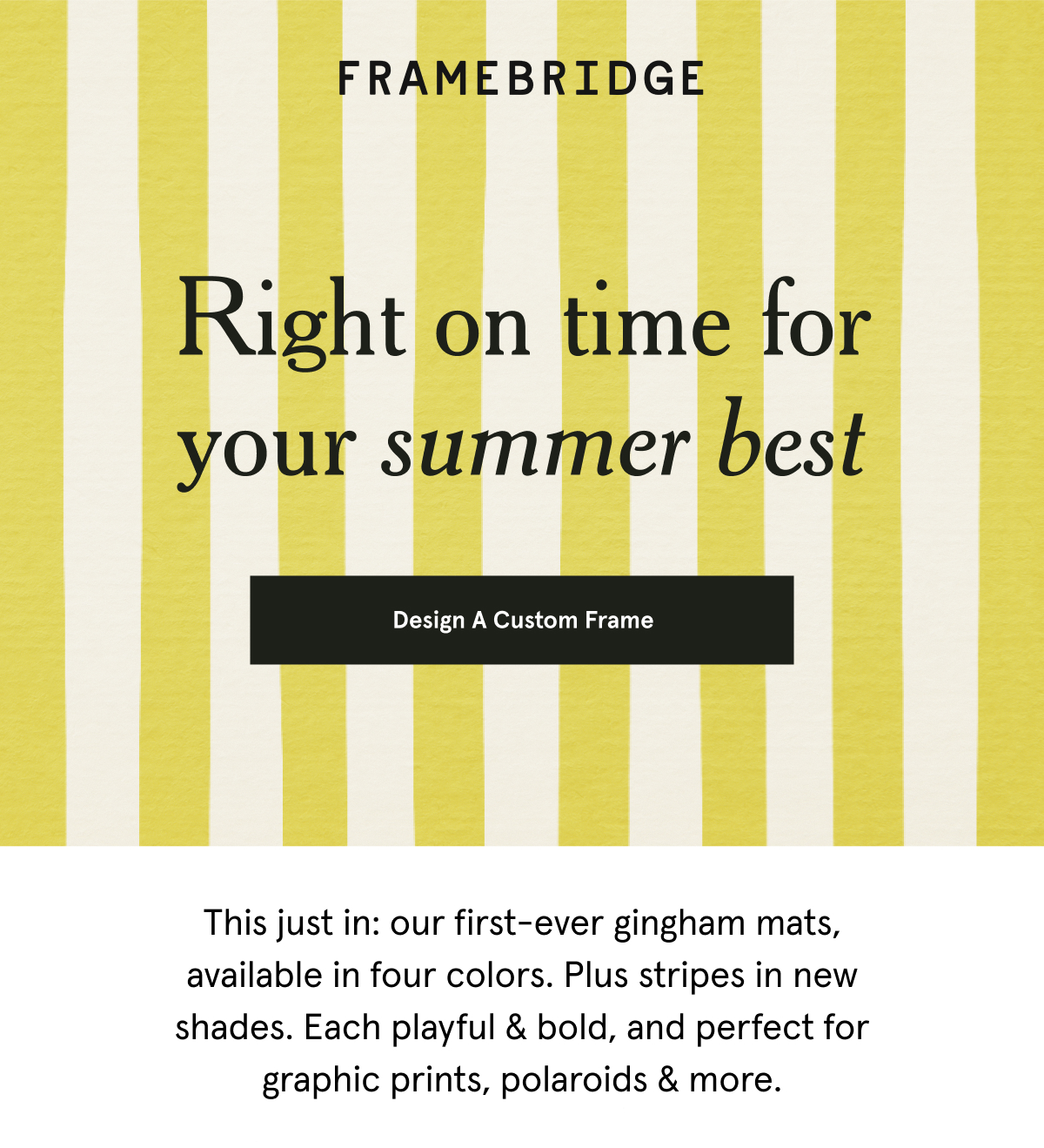 Design A Custom Frame