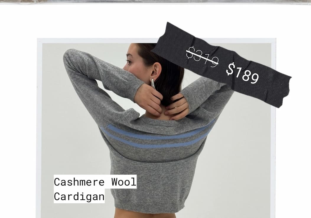 Cashmere Wool Cardigan