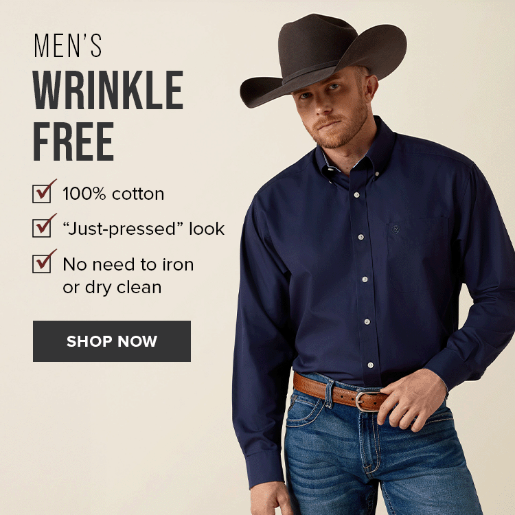 MEN'S WRINKLE FREE | SHOP NOW