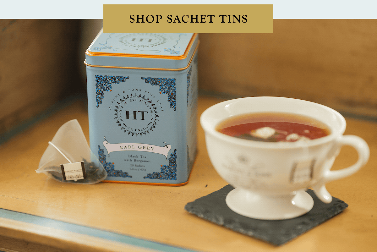 Pack a tin for your travels. Save 25% on Sachet Tins >