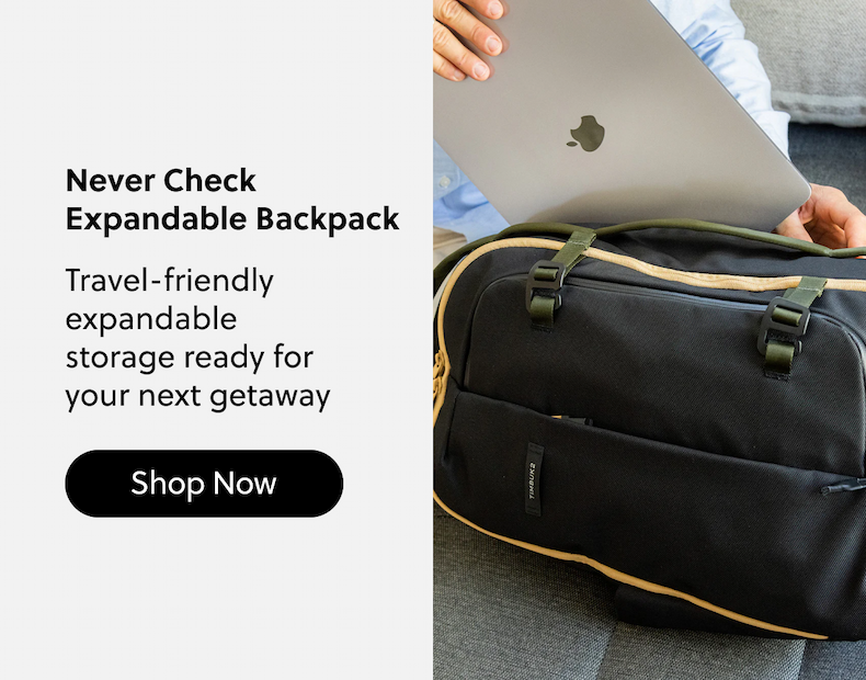 Never Check Expandable Backpack