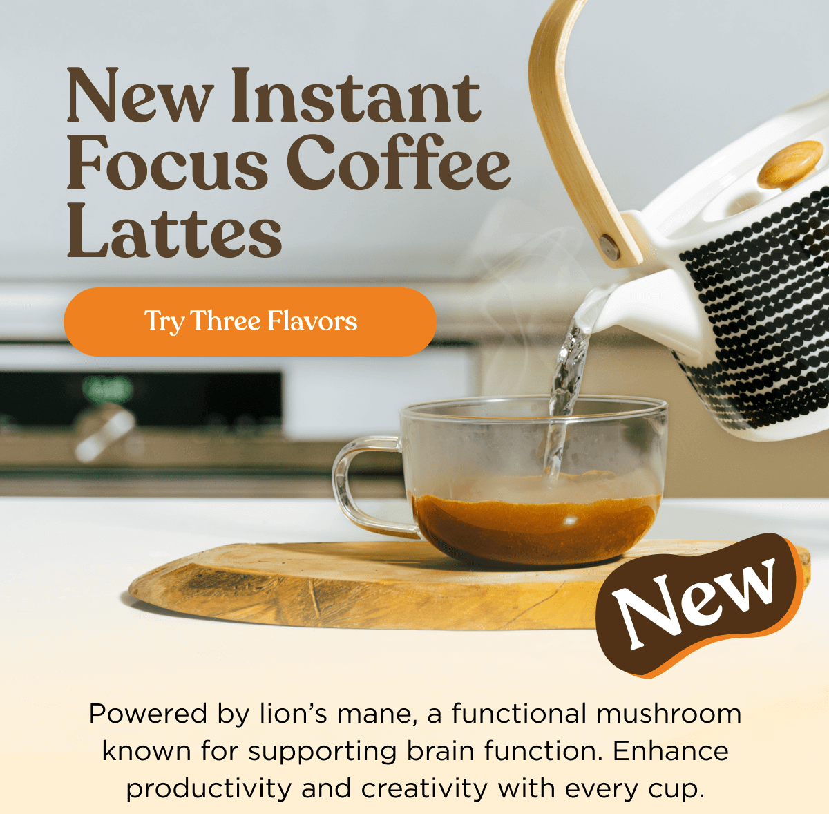 New Instant Focus Coffee Lattes | Try Three Flavors