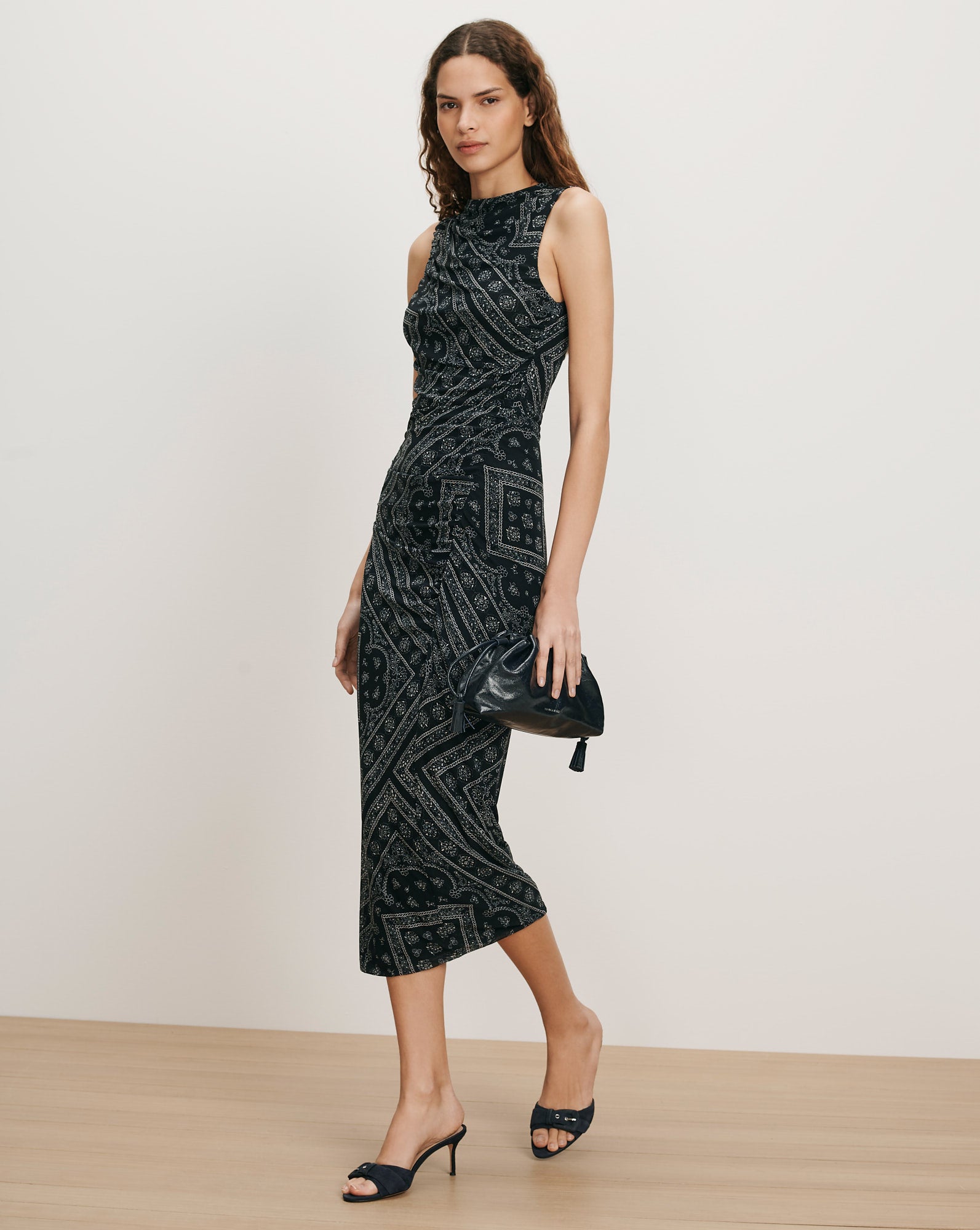 Image of Sylviani Bandana Midi Dress