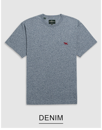 Shop The Gunn Sports Fit Tee 2.0, Denim online and instore at Rodd & Gunn