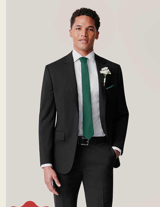 Shop Black Taylor Suit