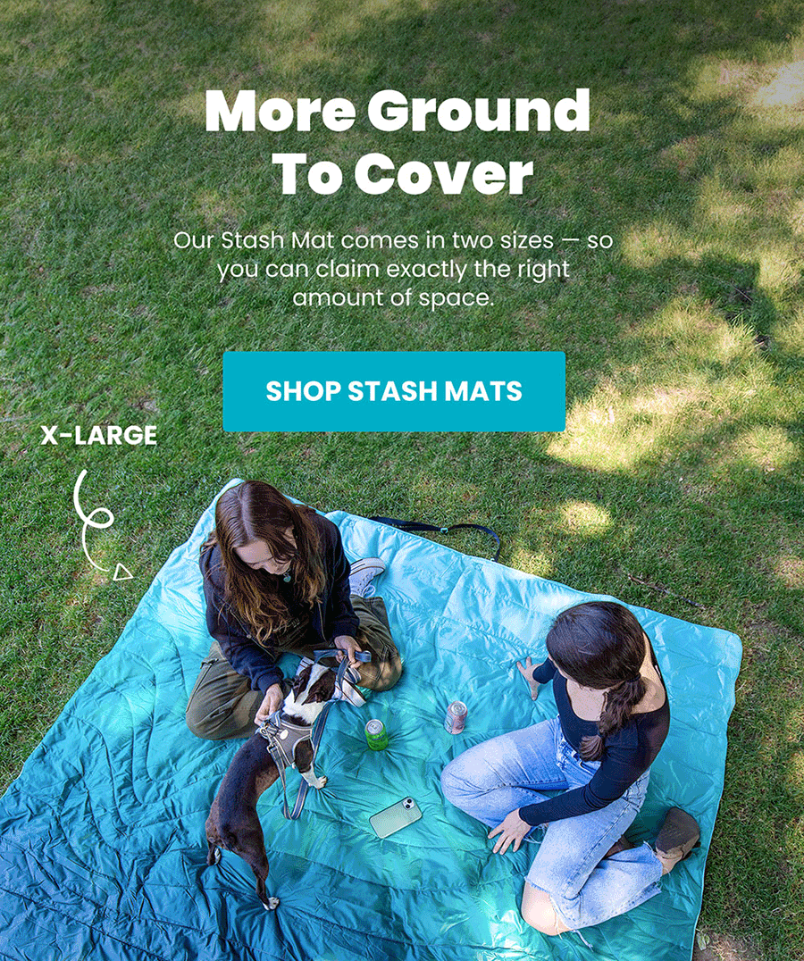 Two sizes available | SHOP STASH MATS