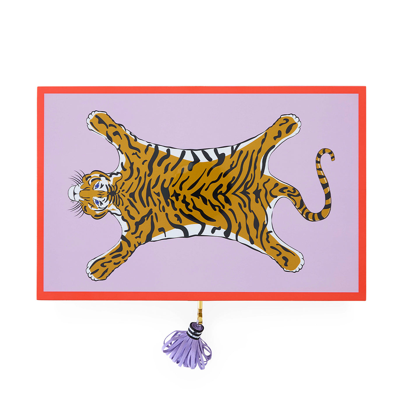 Tiger Lacquer Jewelry Box