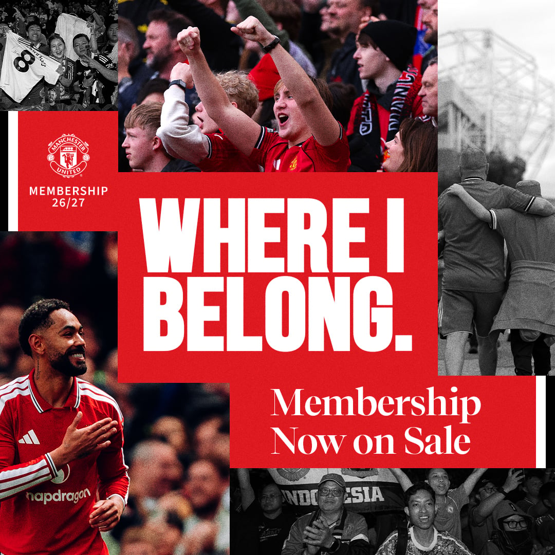 Be at Old Trafford