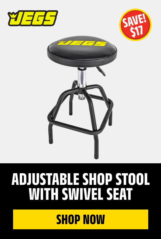 Adjustable Shop Stool with Swivel Seat