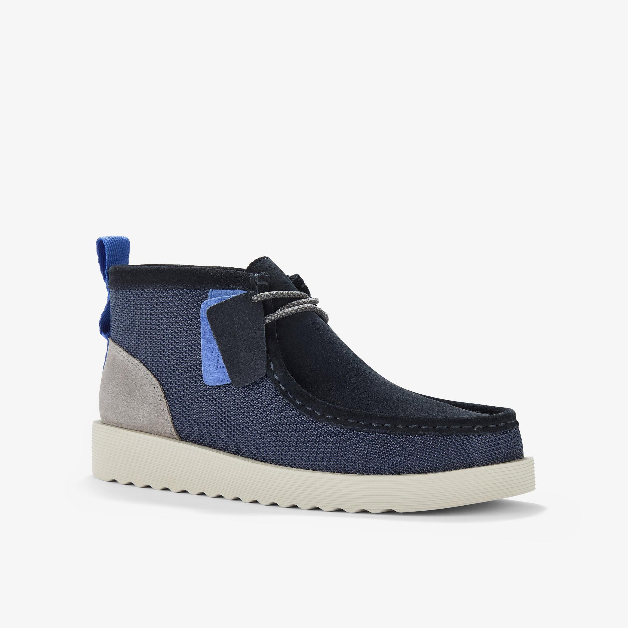 Shop Wallabee FTR2 Boot Navy Combination